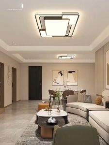 Modern LED ceiling light  3-Color dimming  remote ceiling light living room/bedroom/dining room household ceiling lamp