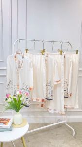 ชุดนอน Muslin Pajamas Silk Satin รุ่น (T935 L935 P935)