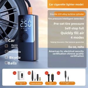 HELLOLEIBOO | Portable Wireless Electric Car Tire Air Pump