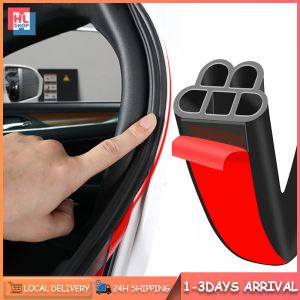 Car Sealing Strip Rubber Car Door Seals Strips Universal For Auto Doors Trunk Hood Soundproof Dustproof Protection Strip 密封条