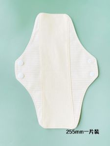 Ultra-Thin Washable Organic Cotton Pad Maternity Underwear for Outdoor Activities White Discharge Sanitary Napkin Heart Felt