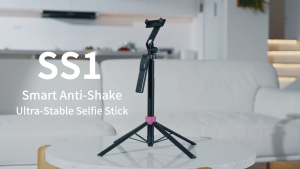 MeeGoo Selfie Stick Tripod Phone Grip Hand Phone Stand Holder 1.6M with Remote Control Gimbal Stabilizer自拍杆