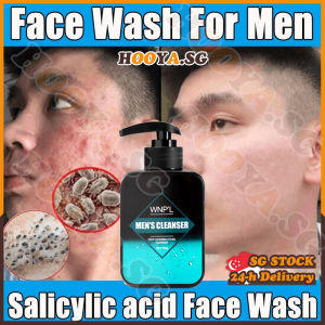 ✅SG stock✅ Men face wash / Blackhead oil control shrink pores firm skin / Facial wash / Men Amino acid cleanser / Acne cleanse / 男士洗面奶
