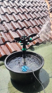 Sprinkler 4 Nozle Berputar 360 Derajat Irigasi Taman Penyiraman Kebun