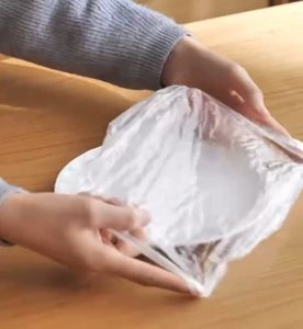 Disposable Plastic Wrap 100pcs Cover Food-grade Fresh-keeping Bag with Elastic Mouth Seal Sleeve