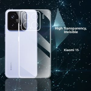 iBrave Transparent Silicone Case for Xiaomi 15 pro New Model Lightweight Invisible Protective Cover Full Protection Soft Silicone