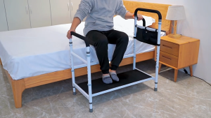 Elderly Step Footstool Home Stand Up Aid Height Incre Bedside Rail Guard Safety Handrail