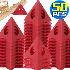 Dizoey 50PCS Mini Pyramid Support Frame Tripod Spray Painting Brackets Block Woodworking Paint Stands Auxiliary Tools Triangular Spray