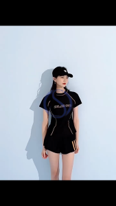 Đồ bơi nữ Gym kín ngắn tay YUKE 22059