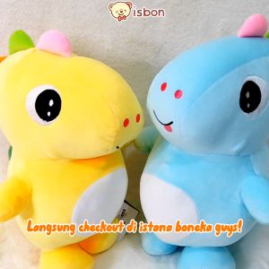 Boneka Fat Dino Squisy Dinosaurus Lucu Lembut Cocok Untuk Mainan Anak SNI by Istana Boneka