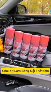 Bình Xịt Làm Bóng Nano 300ml Chăm Sóc Bề Mặt Da – Tự Làm Mới Ghế Da Sofa Nội Thất Xe Tại Nhà
