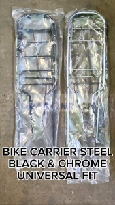 Bicycle Carrier Steel Black & Chrome Color Bike Carrier