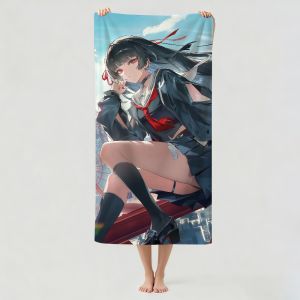 Hasbro | Game Wuthering Waves Chisa Towel Drying Bath Towel Applicable To Light Swimming Camping Yoga Beach Out