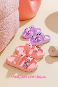 Girls Cartoon Sandals Kids Anti Slip Soft Sole Baby Shoes Size 22-27