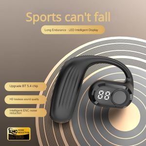 ♥ SFREE Shipping ♥ F2 PRO Wireless Bluetooth Headphones Bone Conduction Earphones With Microphone Handsfree Intelligent ENC noise reduction Headset For Driving