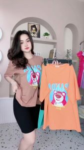 Set Đồ Bộ Nữ Mặc Nhà Quần Lửng Gân Áo In Gấu Panda Xẻ Tà 4 Màu Set Bộ Lửng Gân Áo In Gấu Panda Xẻ Tà 4 Màu