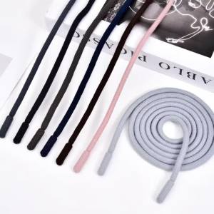 1PCS Polyester Cotton Drawstring Rope 5mm Diameter 135-140cm Long Replacement for Sports Pants And Clothing Accessories