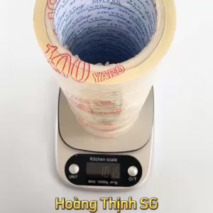 Băng Keo Trong 100 YARD Nặng 1KG Gồm 6 cuộn/1 cây lỗi nhỏ đúng số KG