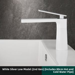 JUNSHEN | Gun Gray Copper Simple Above Counter Faucet
