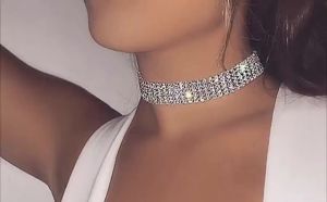 Personality Diamond Element Necklace: A Punk Jewelry Accessory for Fashion Girls