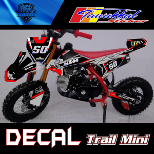 Stiker Motor Decal Trail Mini LENKA MXGP 50L Full Body Motif Terbaru