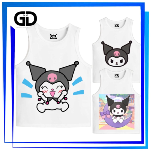 GDapparelco Sando for kid girl outfit Kuromi print 0-12 years old Casual Wear Tank Top pambahay Muscle Tank Top