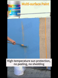 GO0TI Multi-purpose Paint 1000g for Metal Steel Pintura Para Sa Plywood Wood Renovation Metallic Anti Rust Paint Anti Corrosion for Furniture Wall Tile Concrete Stone Ceramics Glass No Primer Required Waterproof Multiple Colors No Smell Indoor Outdoor
