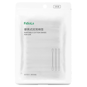 IMLUCKY | Disposable Dual-head Spiral Ear Cleaning Cotton Swabs