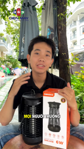 Đèn bắt muỗi Nanoco model NML06B Chất liệu: nhựa ABS cao cấp Thu hút muỗi bằng đèn UV - STM
