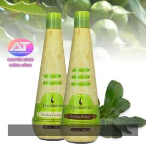 Gội & Xã Macadamia Smoothing Shampoo & Conditioner Dưỡng Ẩm Siêu Mượt 300ml/1000ml