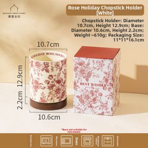 MODERN SWEETHOME | High-Quality Ceramic Drip-Proof Chopstick Holder