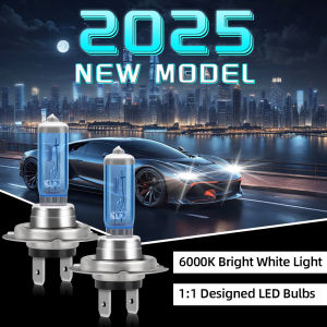 2PCS H7 Xenon White Headlight Bulbs Auto Halogen Headlamp Bulbs 6000K DC12V Car Lamps
