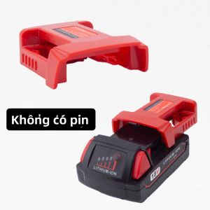 Bộ Sạc Nhanh Di Động Cho Pin Li-ion Milwaukee 18V Với Đầu Ra USB Type-C Phụ Kiện Máy Khoan Điện (Pin Không Bao Gồm)