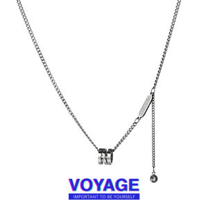 หวาน Cool สร้อยคอเหล็กไทเทเนียมบาง เอว เสื้อฮู้ด โซ่อุปกรณ์เสริมแฟชั่นสําหรับผู้หญิงหรูหรา Minimalist Lockbone Chain