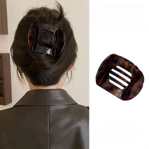 Kẹp Tóc Hình Con Tôm Cua Kiểu Dáng Xoắn Vòng Cao Cấp Cho Phụ Nữ Kẹp Tóc Nửa Đầu Phụ Kiện Tóc Thời Trang Mới Ra Mắt Mùa Thu 2024