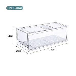 Refrigerator Storage Box Drawer-type Preserving Box Food-grade For Eggs Meat Refrigeration