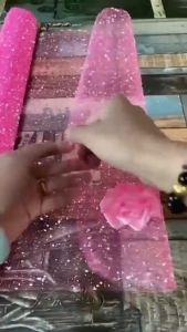 Snow Dot Gauze Bouquet Packaging Material DIY Romantic Flower Paper Snowflake Mesh Wrapping Paper