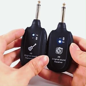 Wireless Guitar System A8 Built-in Wireless Guitar Transmitter Receiver Electric Guitar Bass Violin