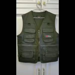 เสื้อกั๊กยามว่างกลาง เสื้อกั๊กมัลติพ็อกเก็ต ชุดทำงาน สะดวกสบาย ระบายอากาศ สวมสี ที่ได้รับการผลิตจากไลบรารี ผู้ชาย สำหรับการแสดงผล ให้ความสวยงามมาทางการแสดง ๆ