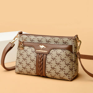 Túi Da Thật Thời Trang Cho Phụ Nữ Trung Niên Túi Đeo Chéo Vai Đơn Túi Xách Nhỏ Túi Mẹ Túi Da Bò Mềm Túi Vuông Chữ Nhật