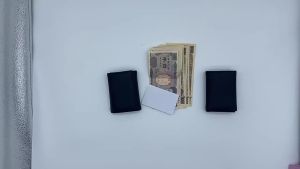 Ví Da Đa Năng Kiểu Chữ Thập Dành Cho Cả Nam Và Nữ Ví Gấp Ba Kẹp Tiền Xu 2 Trong 1 Hộp Đựng Thẻ Du Lịch