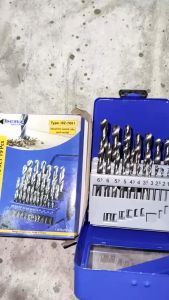 Mata Bor Besi dan Kayu Set 19 PCS Benz 1.0 - 10MM Premium Drill Bits Set