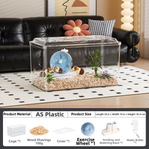 KUOTING | Escape-proof Flip-top Large Hamster Cage