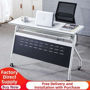 Foldable Side Flip Training Table Meeting Desk