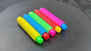 10 PCS Colourful Chalk Covers Adjustable Chalk Holder School Teacher Plastic Chalk Pen Clip Colourful Chalk Stick Clip