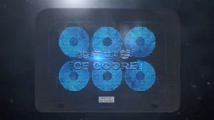 YOOGOO Cooling Pad Laptop Kipas Fan Pendingin Laptop Portable 6 Fan LED Silent Noise