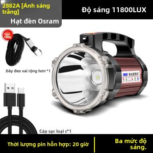 LVZI | Đèn Pin Siêu Sáng Chiếu Xa Ngoài Trời Sạc Được
