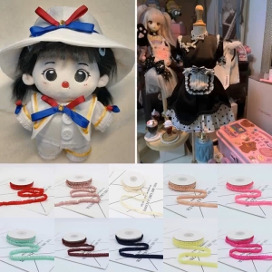 1 Roll Ruffled Lace Edge Ribbon: A Versatile Sewing & Wedding Decorative Ribbon