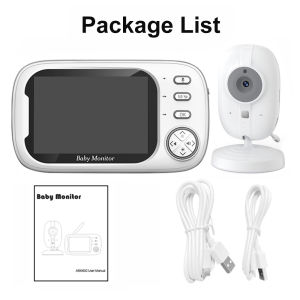 Cdycam New 3.5 inch Wireless Video Baby Monitor Night Vision Temperature Monitoring 2 Way Audio Talk Baby Nanny Security Camera