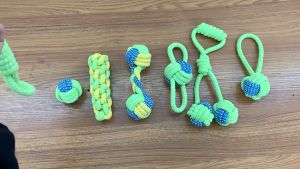 เชือกกัดสุนัข เชือกกัดสำหรับหมา แบบเซตสีเขียว - BABYPET